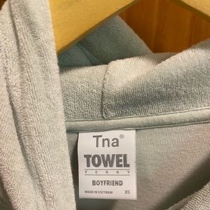 ARTIZIA “boyfriend” terry cloth hoodie